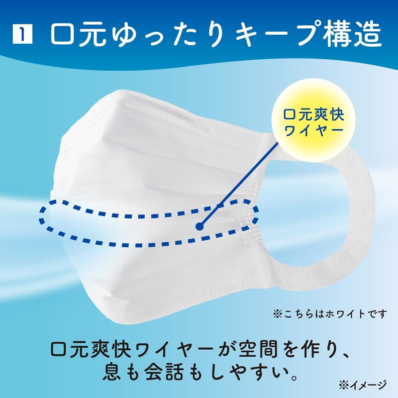 Elleair Masks, Refreshing, Regular Size, 30 Sheets (Made in Japan,