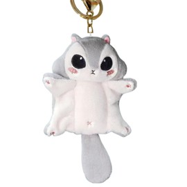 HICIVI Cute Squirrel Key Chain Plush Squirrel Key Chain Car Key Pendant Girl Bag Pendant Birthday Gift for Boys and Girls 10cm
