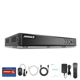 ANNKE 4K 8-Channel DVR Recorder, 5-in-1 Security DVR for Analog Security Cameras, H.265+, Motion Detection, Email Alert with Snapshots, Remote Access, Strong Compatibility