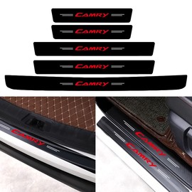 CAMRY Toyota Camry Side Step Guard for Cars, Premium Material, Premium Atmosphere, Side Step Guard, Scuff Protection Sheet, Door Guard Sticker, Protection, Scratch-Resistant, Scratch-proof,