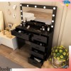 Yamissi Vanity Set Makeup Desk Dressing Mirror Dresser Table with