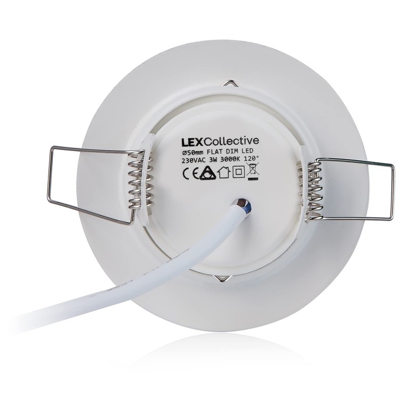 Lex Collective 3 x LED GU10 Module Recessed Spotlight Set
