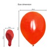 Metallised Red Balloons Pack of 50 Natural Latex Balloons with