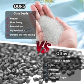 Weighted Beads for Stuffed Animals 2 Lbs, Premium Glass Microbead Filler for Stuffed Aniamls, Weighted Blanket, Reborn Doll and Sensory Project