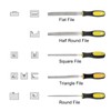 sourcing map Chainsaw File 5/32"(4mm) High Carbon Hardened Steel Round