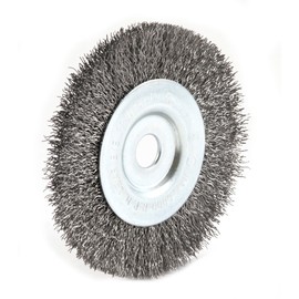Forney 72742 Wire Wheel Brush, Coarse Crimped with 1/2-Inch Arbor, 4-Inch-by-.012-Inch