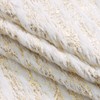 Alynsehom Christmas Tree Skirt, Large White&Gold Bronzing Luxury Faux Fur