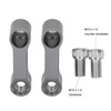10mm Mirror Risers Extenders Aluminium Alloy Spacers Extension Adapter Kit
