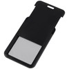 SINJEUN 50 Pack Sliding ID Badge Holder, Black Badge Holders