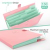 KONVINIT Expanding File Folder Wallet Documents A4 File Folder Pockets