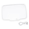 PACKOVE Led Makeup Mirror for Car Touch Screen Lighted Mirror