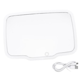PACKOVE Led Makeup Mirror for Car Touch Screen Lighted Mirror Portable Design for Travel Cosmetics