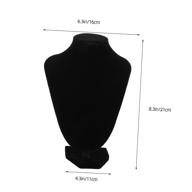 Operitacx Necklace Holder Stand Necklace Stand Adjustable Neck for Jewellery