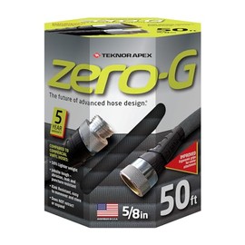 Teknor Apex 5/8" x 50ft zero-G Durable Kink Free Garden Hoses