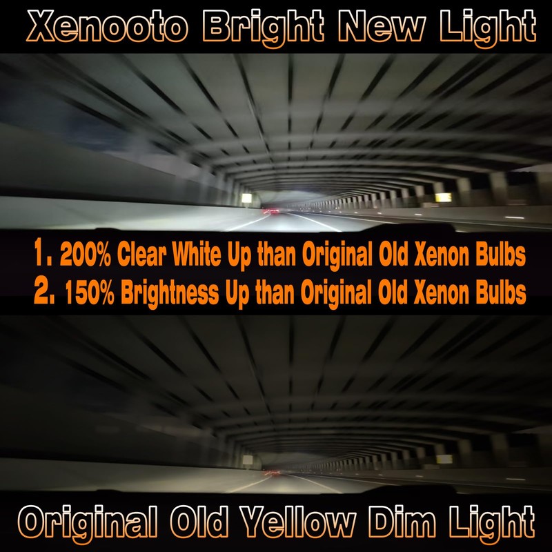 Xenooto D2S Xenon HID Bulbs for Acura MDX RL RDX