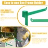 Green Beehive Frame Holder(Left and Right), 2 Pcs Laser Processing