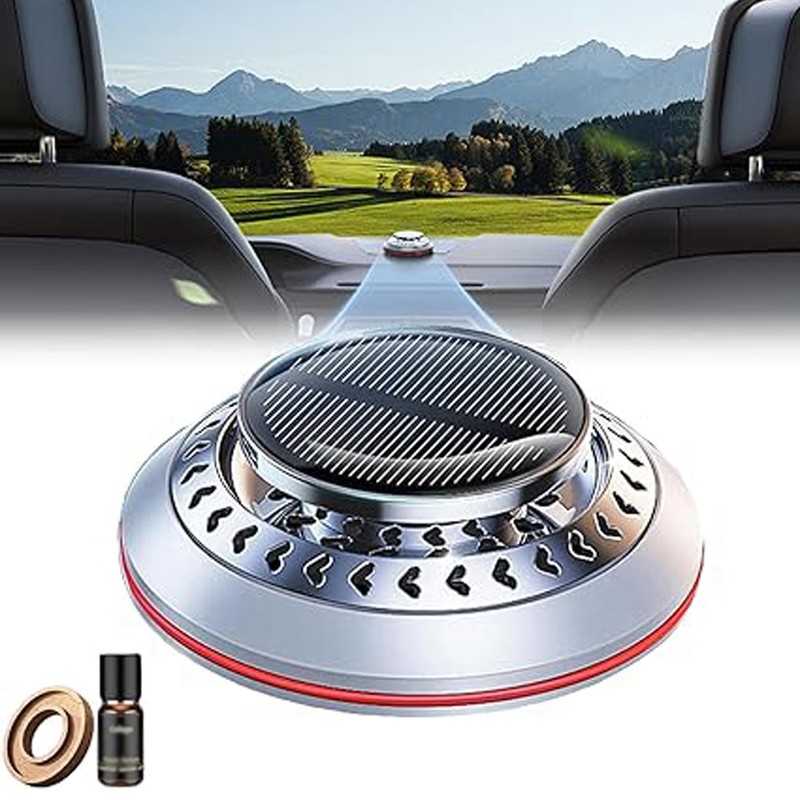 Solar Car Diffuser Kit Long Lasting Fragrant Car Air Fresheners,