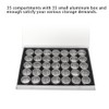 Nail Art Storage Box Nail Power Rhinestones Decorations Holder Manicure
