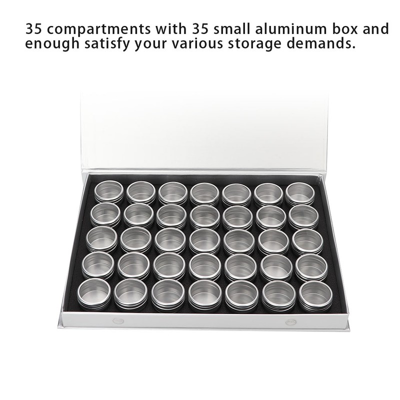 Nail Art Storage Box Nail Power Rhinestones Decorations Holder Manicure