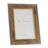 Lawrence Frames 4x6 Chester Walnut Wood Grain Finish Picture Frame