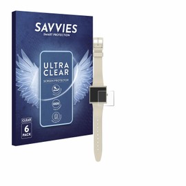 Savvies 6x Screen Protectors Compatible with Swatch WHAT IF ... ? Screen Protector Film Ultra Transparent