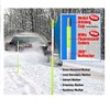Driveway Snow Poles Reflective Orange Markers 60" Multiple Quantities (12,