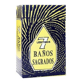 12 Pieces 7 LEGITIMOS BAÑOS SAGRADOS-7 Legitimate Sacred Baths (Directions Spanish ONLY)