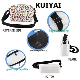 Stardew Game Inspired Crossbody Bag Video Farming Simulation Game Messenger Bag Junimo Planter Gift Farm Fishing Lovers Gift (GameFullHengCrossS)