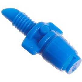 Raindrip 180JET010B, Micro Spray Jet, Half-Circle Pattern, Fan Spray, with 10-32 Threaded Inlet, Drip Irrigation Emitters for Drip Irrigation Gardening Systems, 10-Pack, Blue