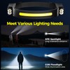 Diboniur Torcia Frontale LED, 8 Modalità, IPX4, Sensore e 340°