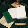 Dragon Leather Journal, Hardcover Notebook, Locked Refillable Diary, Lined/Blank Paper