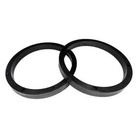 SamWinGear 2PCS 6.5 Speaker Adapter 6.5inch Speaker Spacers Mounting Bracket Ring Adapter Enhance Sound Quality, Fixed Stereo Speakers Box Rack Baffle Universal 6.5 Car Door Subwoofer ABS Spacers