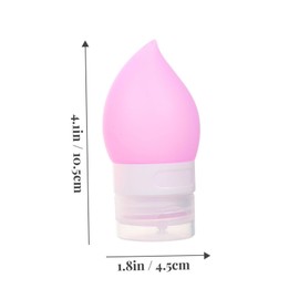 Housoutil 12pcs Portable Travel Bottles Containers for Lotion Shampoo Hand Toiletries Colors