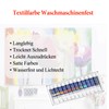 Altaroo Textile Paint, Machine Washable, 12 Colours, 12 ml Each,