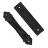 Sliding Barn Door Handle Aluminum Alloy Black Punch Free Double