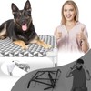 Elevated Outdoor Dog Bed, Large Size, Cotton Material, Non-Slip Feet,