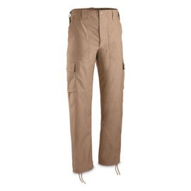 Dutch Military Surplus Cotton BDU Pants, New Beige 32 Regular