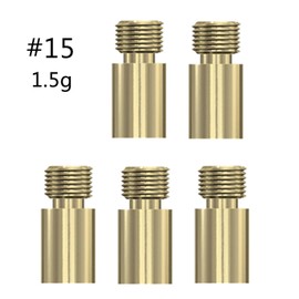 vsilay 5 Pcs 2BA thread Dart Weight Add Accentuators Tool Professional Dart Counterweight Dart Accessories 1.5g/2g/2.5g/3g