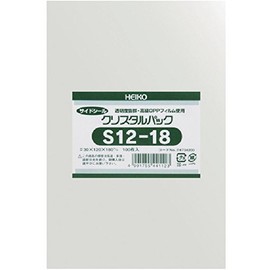 SHIMOJIMA HEIKO OPP Bag No Tape Crystal Pack S12-18 6734200 S12-18 Plastic Bag