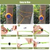 Caudblor Portable Camping Clothesline Cord,Retractable Travel Clothes line, Laundry Drying