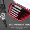 tiyiyok Schraubenausdreher, Ausdreher Set, Schraubenlöser, Screw Extractor, Schraubenabzieher, Entfernen Beschädigte
