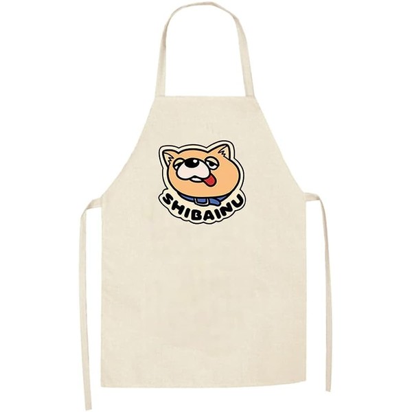 [Nawei] Gokushufudo Apron, Neck Wrap, Simple, Easy to Move, Canvas, Wrinkle-Resistant, Cafe Style, Non-See-through, Commercial Use, Work, Home, Unisex