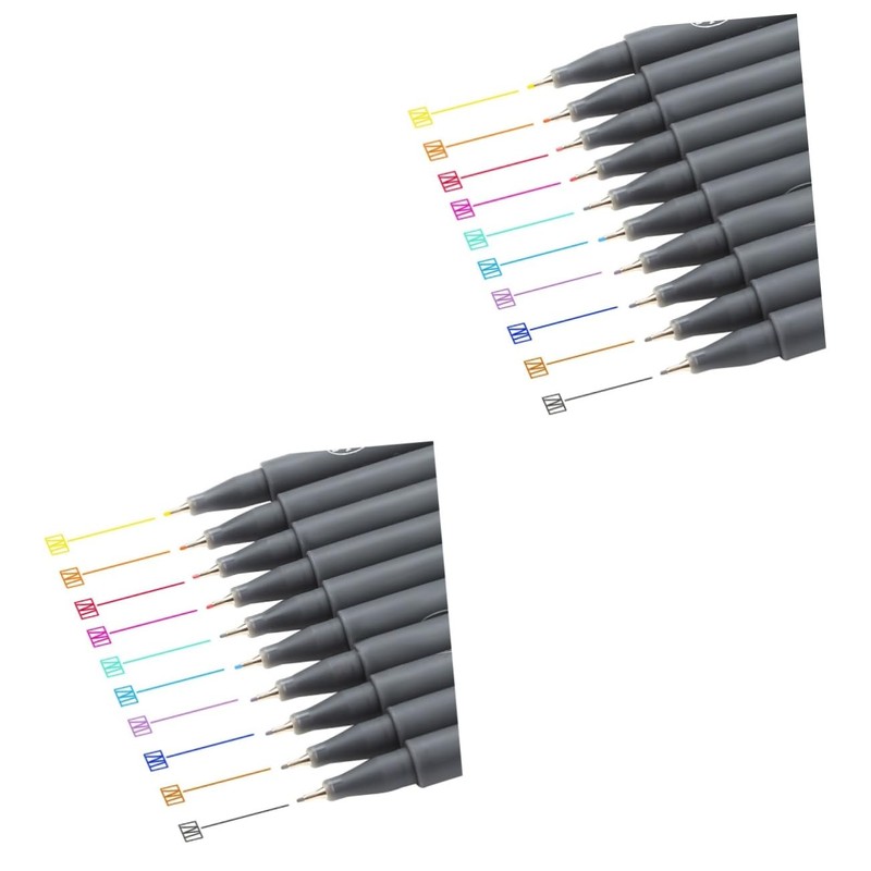 Operitacx Pen Highlighters Highlighter Pens 20 Pcs Fine Line Pens