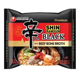 Gourmet Instant Ramen - Shin Black Premium Microwave Soup, 10 Packs x 4.58 Ounce
