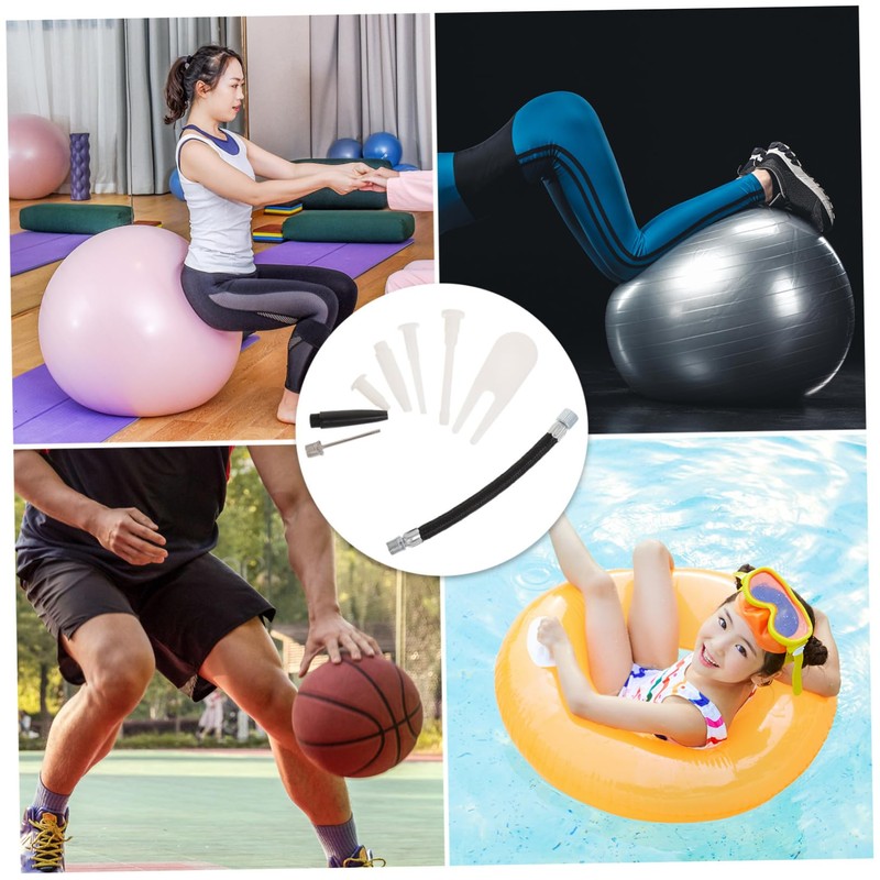 Mipcase 5 Sets Exercise Ball Pin Replacement Kit Durable Stoppers