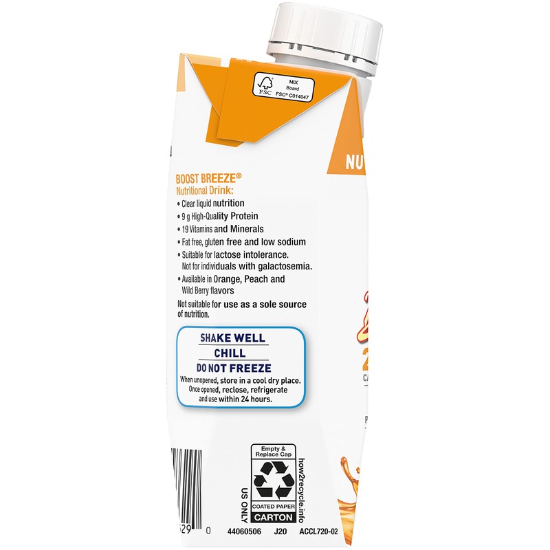 Boost Breeze Nutritional Drink (8 Fl Oz (Pack of 3),