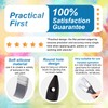 Gandeer 2 Pieces Silicone Painting Brush Color Shaper Tool Flat