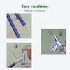 Viborg Hi-End Rhodium Plated Lock Speaker Cable Banana Plug Connectors,