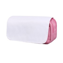 Dispalang Sublimation Printable Blanks Cosmetic Bags Pencil Case Multipurpose DIY Heat Transfer Makeup Bags Organizer Bag Toiletry Pouch with Removable Flap for Sublimation