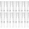 Circleware Circles Huge Set of 10 Tall Heavy Base Highball